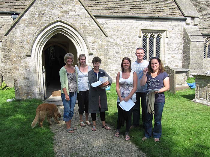 Visit by Marshfield School - St. James West Littleton