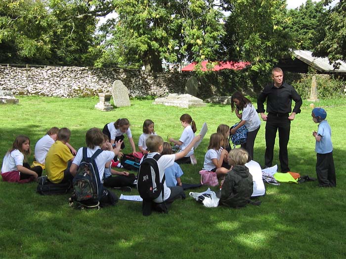 Visit by Marshfield School - St. James West Littleton