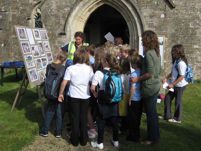 Visit by Marshfield School - St. James West Littleton