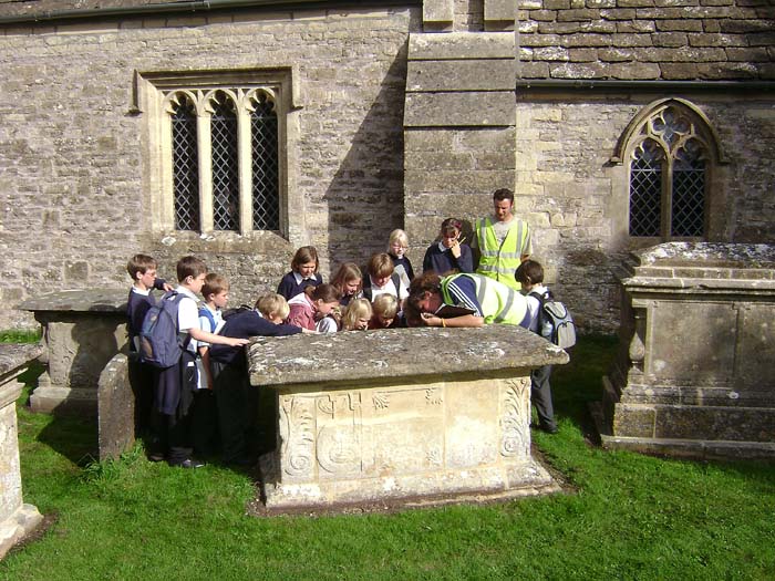 Visit by Marshfield School - St. James West Littleton